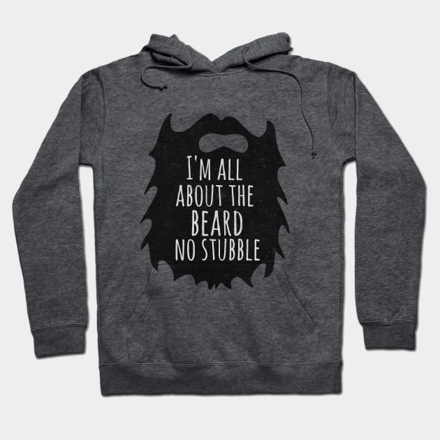 Funny beard quote, gift for beard lover Hoodie by FreckledBliss